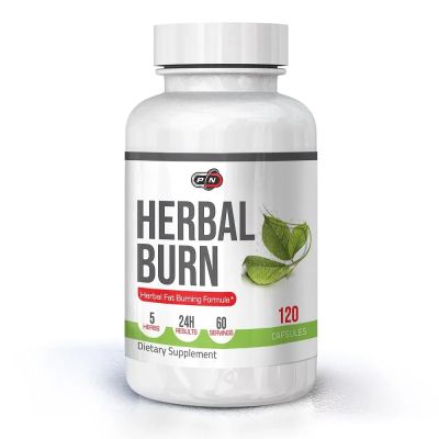 HERBAL BURN Билкова формула за изгаряне на мазнини х 120 капсули Pure Nutrition