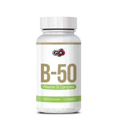 Витамин Б50 Комплекс х 100 таблетки Pure Nutrition | Vitamin B-50 Complex