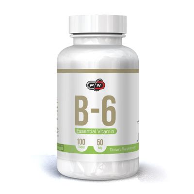 Витамин Б6 Пиридоксин 50 мг х 100 таблетки Pure Nutrition | Vitamin B-6 Pyridoxine