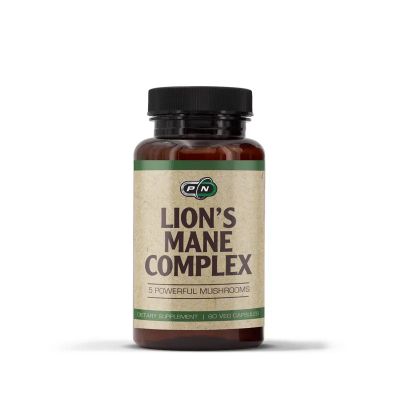 Лъвска Грива Комплекс от лечебни гъби х 60 капсули Pure Nutrition | Lion's Mane Complex