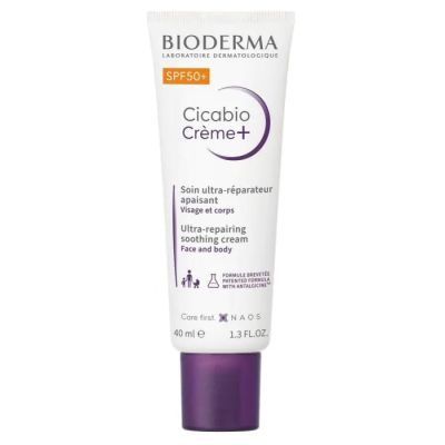 Биодерма ЦИКАБИО Крем + SPF50+ 40 мл | Bioderma Cicabio