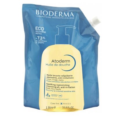 Биодерма АТОДЕРМ Душ олио 1 л РИФИЛ ОПАКОВКА | Bioderma Atoderm Refill