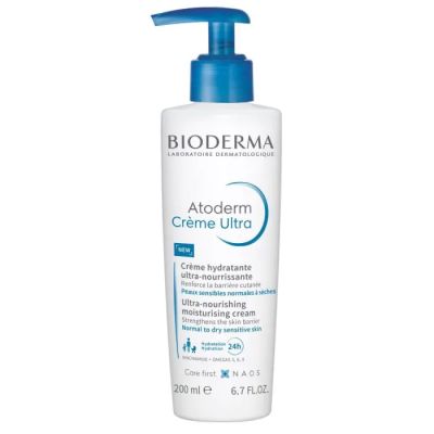 Биодерма АТОДЕРМ Крем Ултра за лице и тяло с помпа 200 мл | Bioderma Atoderm