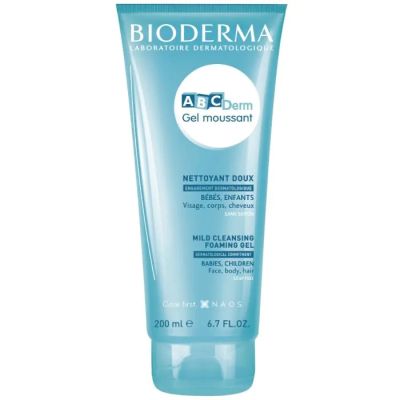 Биодерма АБЦ ДЕРМ Гел мусан за деца и бебета 200 мл | ABC Derm Bioderma