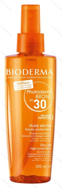 Биодерма ФОТОДЕРМ БРОНЗ SPF30 сухо олио 200 мл | Photoderm Bioderma