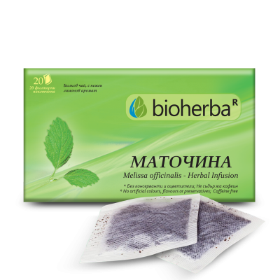 Маточина чай х 20 пакетчета БИОХЕРБА | BIOHERBA Lemon Balm