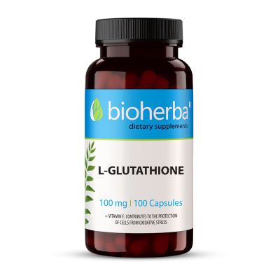 Л - Глутатион 100 мг х 100 капсули БИОХЕРБА | BIOHERBA L-Gluthatione