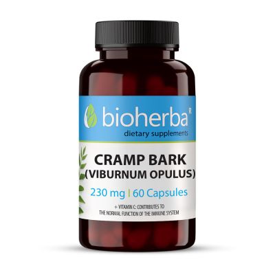 Червена калина 230 мг х 60 капсули БИОХЕРБА | BIOHERBA Cramp Bark