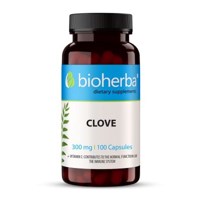 Карамфил 300 мг х 100 капсули БИОХЕРБА | BIOHERBA Clover