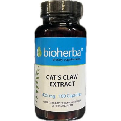 Котешки нокът екстракт 425 мг х 100 капсули БИОХЕРБА | BIOHERBA Cat's Claw