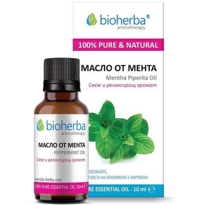 МЕНТА Етерично масло х 10 мл БИОХЕРБА | BIOHERBA Essential oil - Peppermint