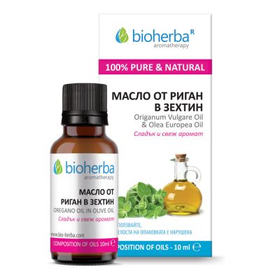 РИГАН Етерично масло в зехтин х 10 мл БИОХЕРБА | BIOHERBA  Essential oil - Oregano