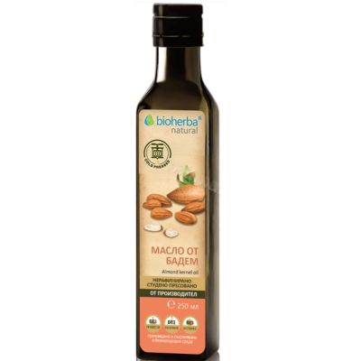 БАДЕМОВО МАСЛО х 500 мл БИОХЕРБА | BIOHERBA Carrier oil - Sweet Almond