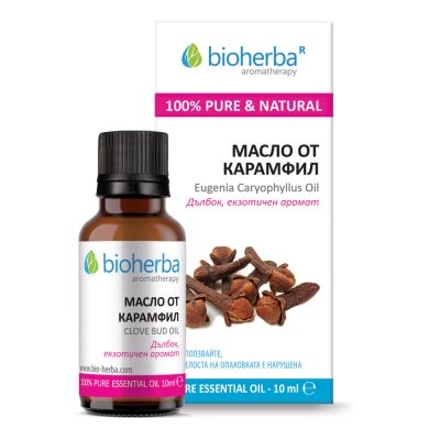 КАРАМФИЛ Етерично масло х 10мл БИОХЕРБА | BIOHERBA Essential oil - Clove