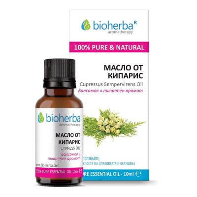 КИПАРИС Етерично масло х 10 мл БИОХЕРБА | BIOHERBA Essential oil - Cypress