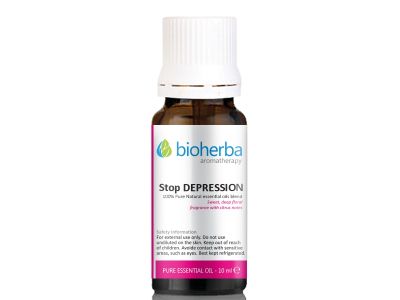 СТОП-ДЕПРЕСИЯ Етерично масло - композиция х 10 мл БИОХЕРБА | STOP DEPRESSION BIOHERBA