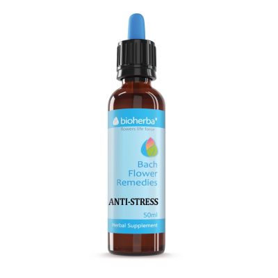 Антистрес х 50 мл - Капките на доктор БАХ Биохерба | ANTI-STRESS, Dr Bach Flower Remedies BIOHERBA