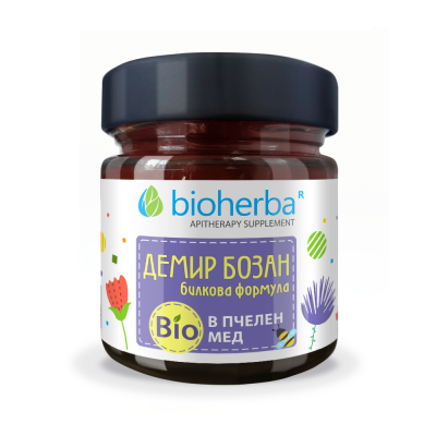 Пчелен мед БИО + Демир бозан х 280 гр БИОХЕРБА | ORGANIC BEE HONEY BIOHERBA