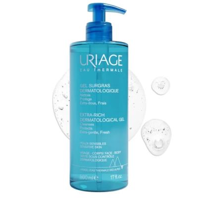 ЮРИАЖ Богат измивен душ - гел за цялото тяло х 500 мл | URIAGE Gel Sugras Cleansing gel