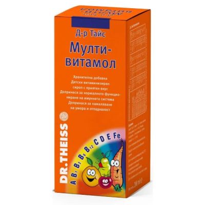 МУЛТИВИТАМОЛ Сироп с витамини х 200 мл НАТУРПРОДУКТ | NATURPRODUKT Multivitamol Dr. Theiss