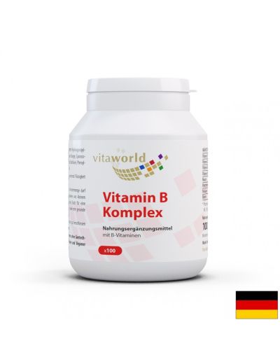 Витамин Б Комплекс х 100 капсули ВИТА УЪРЛД | Vita World Vitamin B Complex