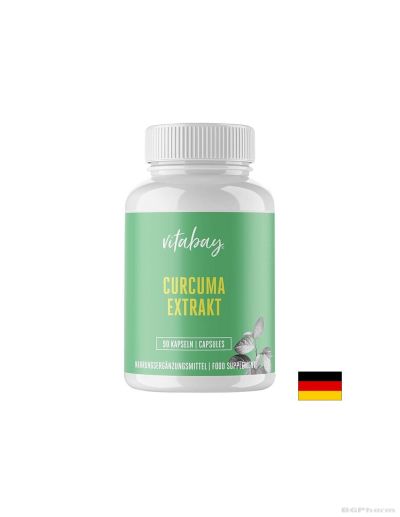 Куркума екстракт +  черен пипер х 90 таблетки Vitabay | Turmeric & Black Pepper