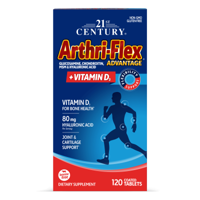 21st Century Комплекс за ставите + Витамин Д3 х 120 таблетки | Arthri-Flex Advantage + D3