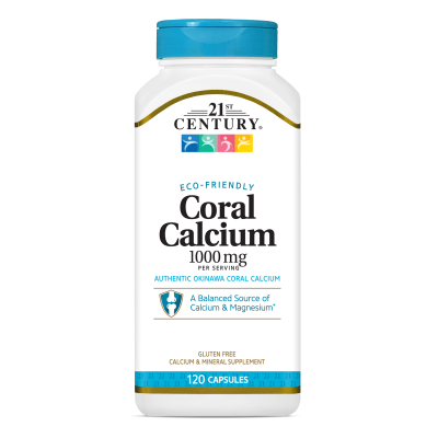 21st Century Корал Калций 1000 мг х 120 капсули | Coral Calcium