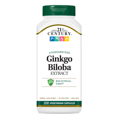 21st Century Гинко Билоба екстракт х 200 капсули | Ginkgo Biloba Extract