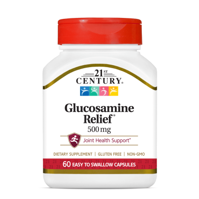21st Century Глюкозамин 500 мг х 60 капсули | Glucosamine Relief