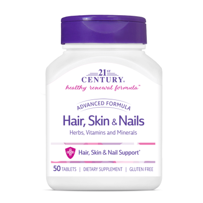 21st Century Формула за коса, кожа и нокти х 50 таблетки | Skin, Nails & Hair