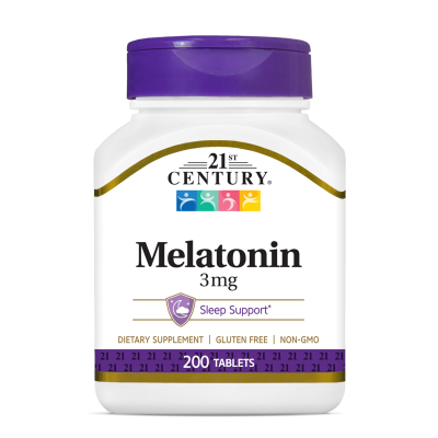 21st Century Мелатонин 3 мг х 200 таблетки | Melatonin