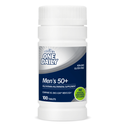 21st Century Ежедневни мултивитамини за мъже 50+ г х 100 таблетки | One Daily Men`s