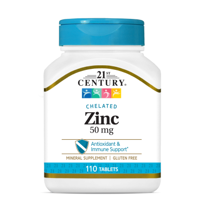 21st Century Цинк хелат 50 мг х 110 таблетки | Zinc Chelate