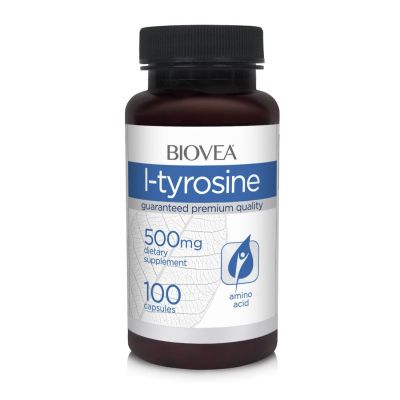 Л-Тирозин 500 мг х 100 капсули Biovea | L-Tyrosine