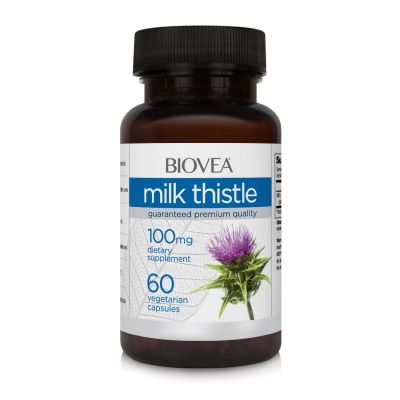 Бвл трън ( Млечен бодил ) 100 мг х 60 капсули Biovea | Milk Thistle
