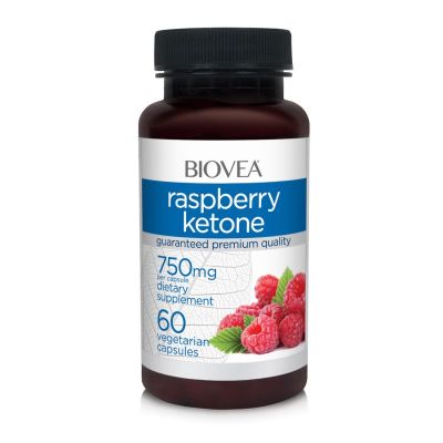 Малинови кетони 750 мг х 60 капсули Biovea | Raspberry Ketone