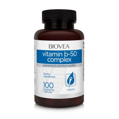 Витамин Б 50 Комплекс х 100 капсули Biovea | Vitamin B-50