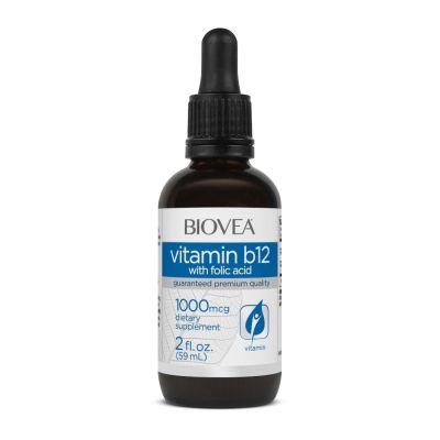 Витемин Б12 + Фолиева киселина на капки х 59 мл Biovea | Vitamin B12 & Folic Acid