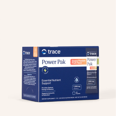 ПАУЪР ПАК Електролити + витамини х 30 пакета Trace Minerals | Electrolyte Stamina Power Pak ( гуава / папая )