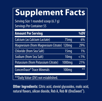 Кето Електролити на прах х 330 гр Trace Minerals | Keto Electrolyte Powder ( лимон и лайм )
