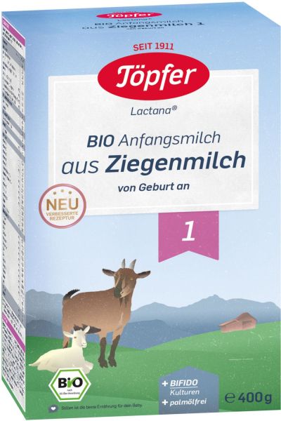 ЛАКТАНА БИО N1 с козе мляко 0-6м х 400 гр ТЬОПФЕР | Тöpfer Lactana