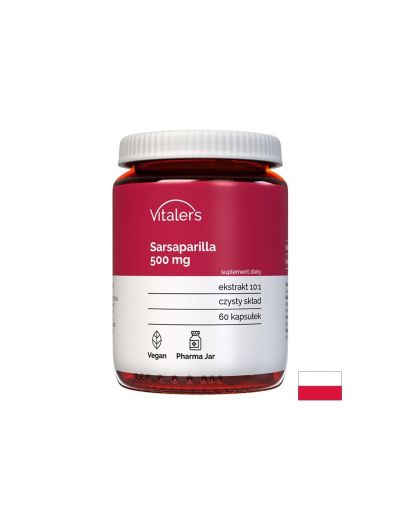 Сарсапарила екстракт 500 мг при псориазис и екземи х 60 капсули Vitaler's | Sarsaparilla