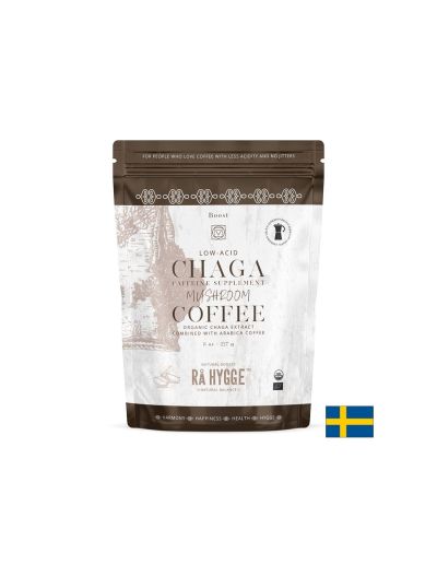 Гурме кафе Арабика + екстракт от гъба Чага Органик х 227 гр смляно RA HYGGE
