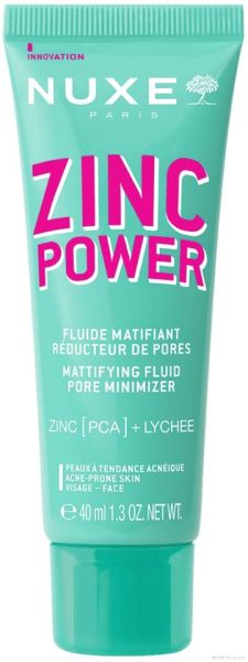 Нукс ЦИНК ПАУЪР Матиращ флуид за лице х 40 мл | NUXE Zinc Power