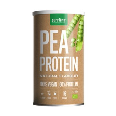 Грахов протеин ВЕГАН БИО х 400 гр – НЕОВКУСЕН PURASANA |Pea Protein Organic