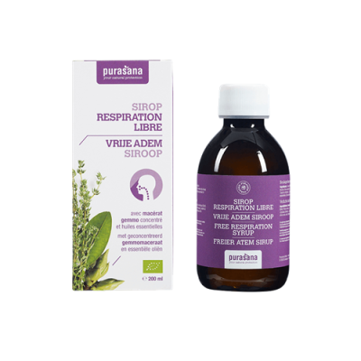 Респираторен сироп FREE за дишане и при кашлица х 200 мл PURASANA | Respiratory Syrup Organic