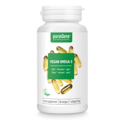 Веган ОМЕГА 3 х 30 меки капсули PURASANA | Vegan Omega 3