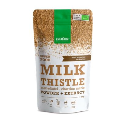Бял трън ( Млечен бодил ) на прах БИО х 100 гр PURASANA | Milk Thistle