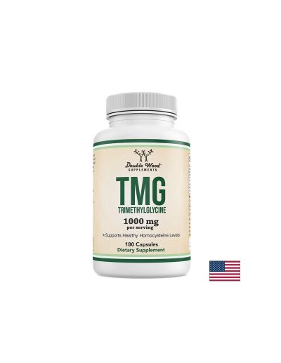 ТМГ Триметил глицин 500 мг х 180 капсули Double Wood | TMG